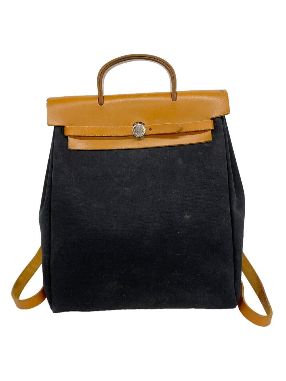 Hermes Herbag A Dos Backpack Toile #350561H15B